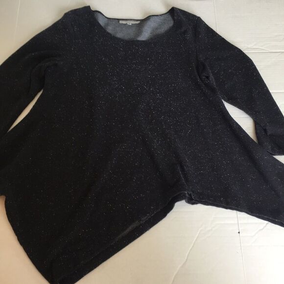 BRYN WALKER Deca Shirt Tunic - Size Small (oversized) Lagenlook Asymmetrical Hem - Picture 9 of 16